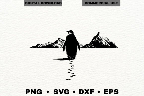 But Why Penguin Silhouette SVG Review