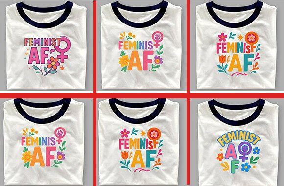 Feminist AF SVG Bundle: Design Review for Real Embroidery Projects