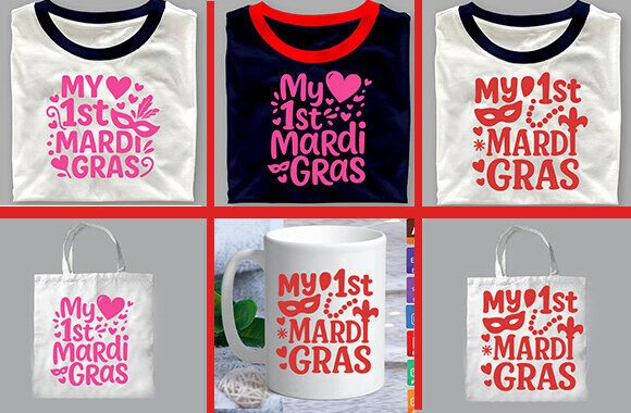 First Impressions of My 1st Mardi Gras SVG T-SHIRT Bundle