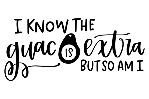 Funny Avocado Guac is Extra Embroidery Review