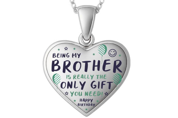 Funny Brother Birthday Heart Gift PNG Review