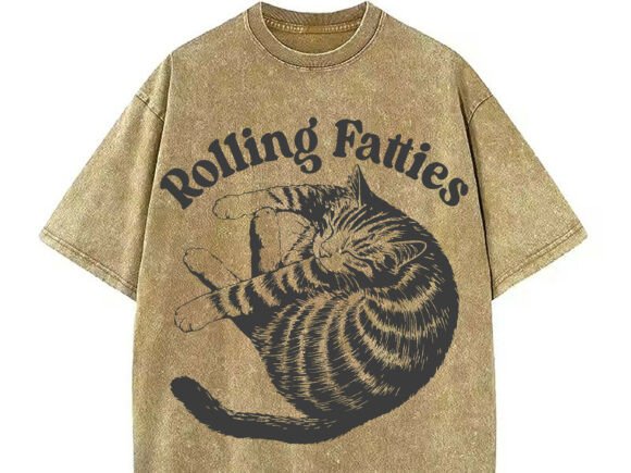 Funny Cat Meme Shirt: Vintage Graphic Review for Embroidery Designers