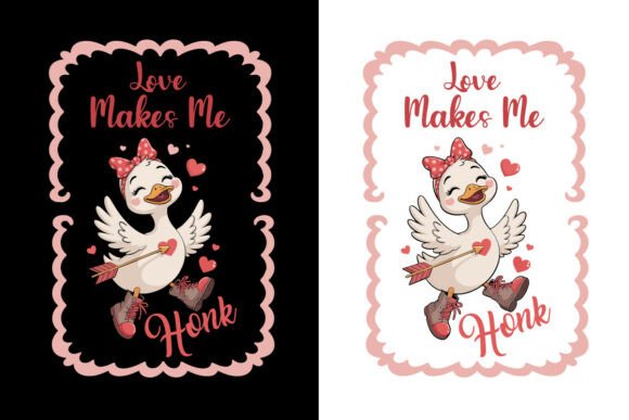 Funny Cute Goose Valentine PNG: A Designer Review