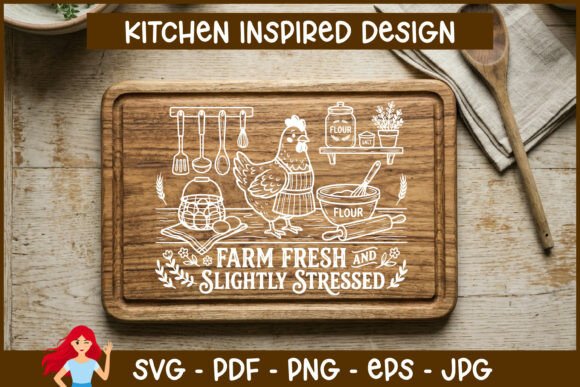 Funny Farmhouse Baking Cutting Board Design Review