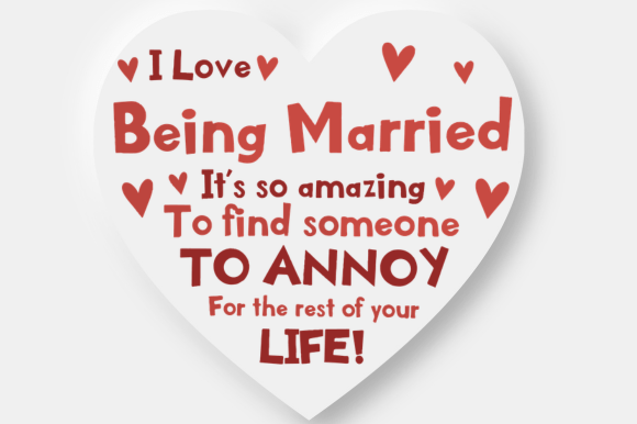 Funny Husband Wife Anniversary Heart Review