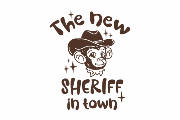Funny Western Monkey, Sherrif in Town