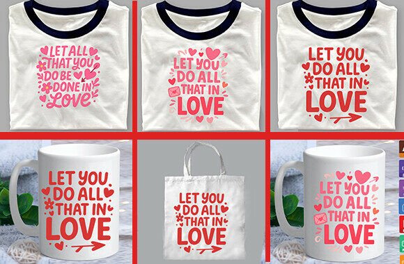 Let You Do All That in Love SVG T-SHIRT Review