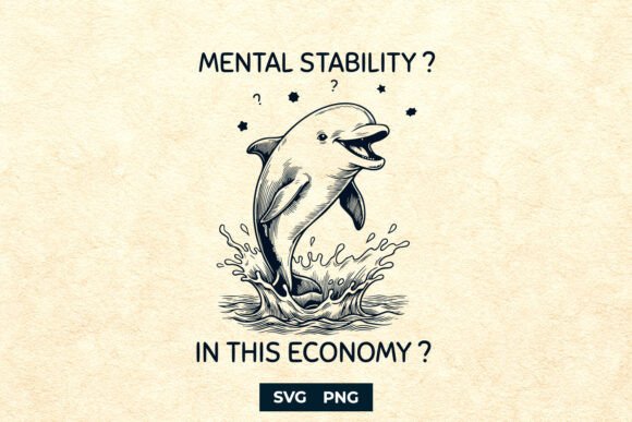 Mental Stability Economy Dolphin SVG Review