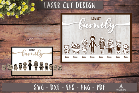 Personalized Lovely Family Laser Cut SVG Review