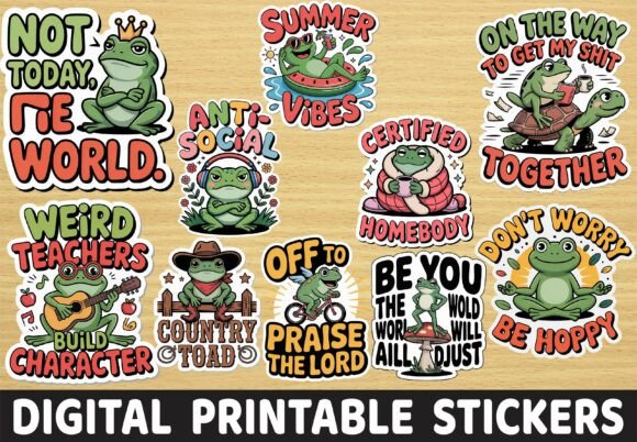 Sarcastic Summer Funny Frog Stickers: A Designer’s Real-World Embroidery Review