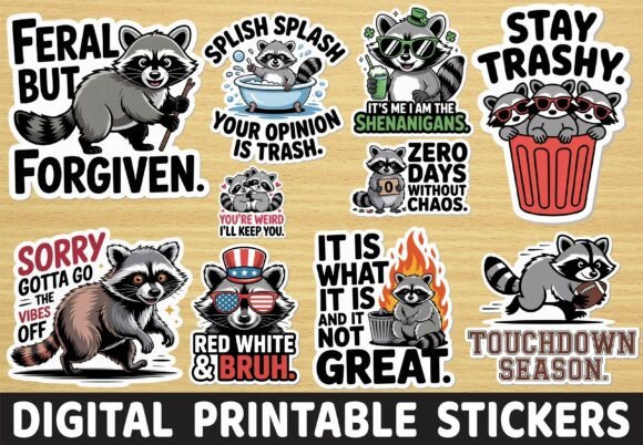 Sarcastic Trashy Funny Raccoon Stickers: A Designer’s Real-Use Review