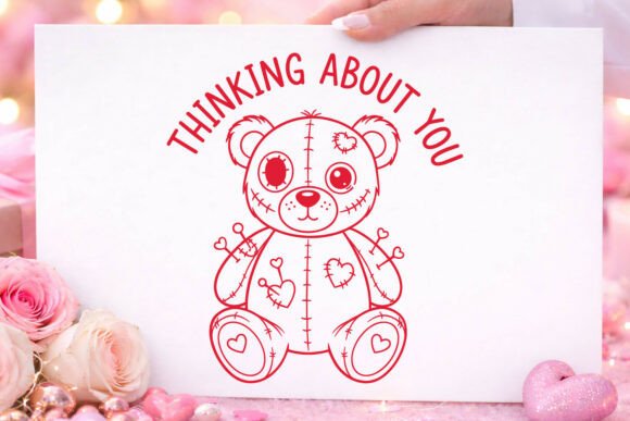 Sarcastic Valentine Day Teddy SVG PNG Review