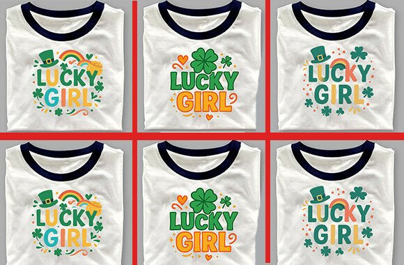 St Patrick’s Day Lucky Girl SVG T-SHIRT Review