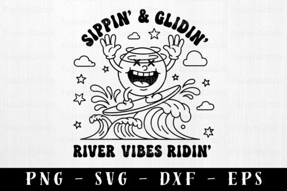 Tubing River Funny PNG Lazy Day Vibes Review